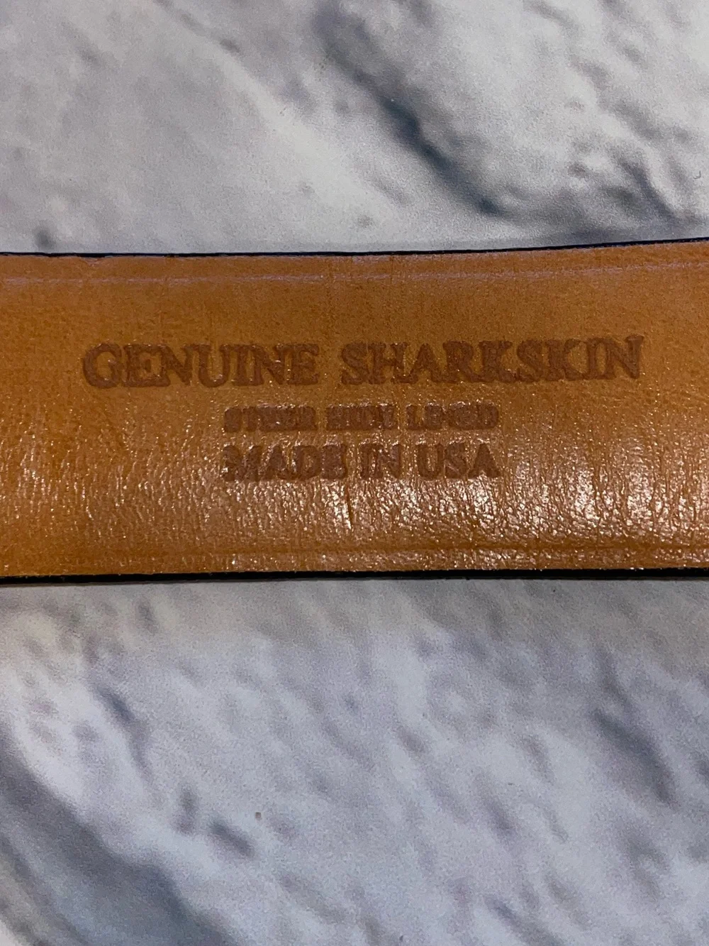 Tom Taylor Sharkskin Belt Strap (No Buckle) Size 40